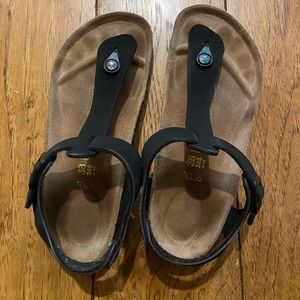 Black Birkenstock sandals
